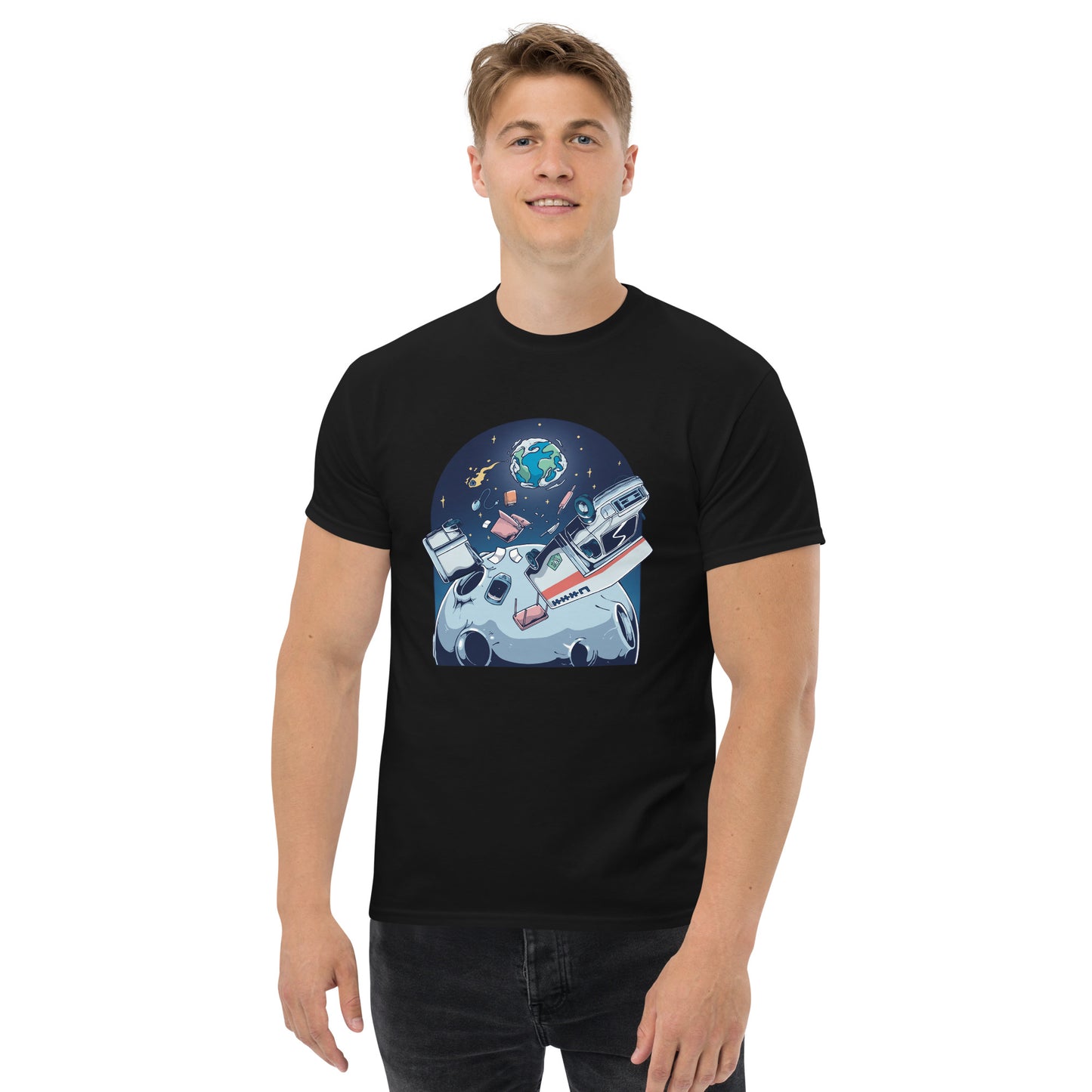 U-Hhhh Mens Space T-shirt