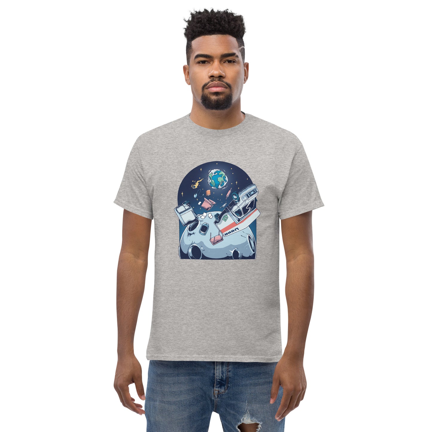 U-Hhhh Mens Space T-shirt